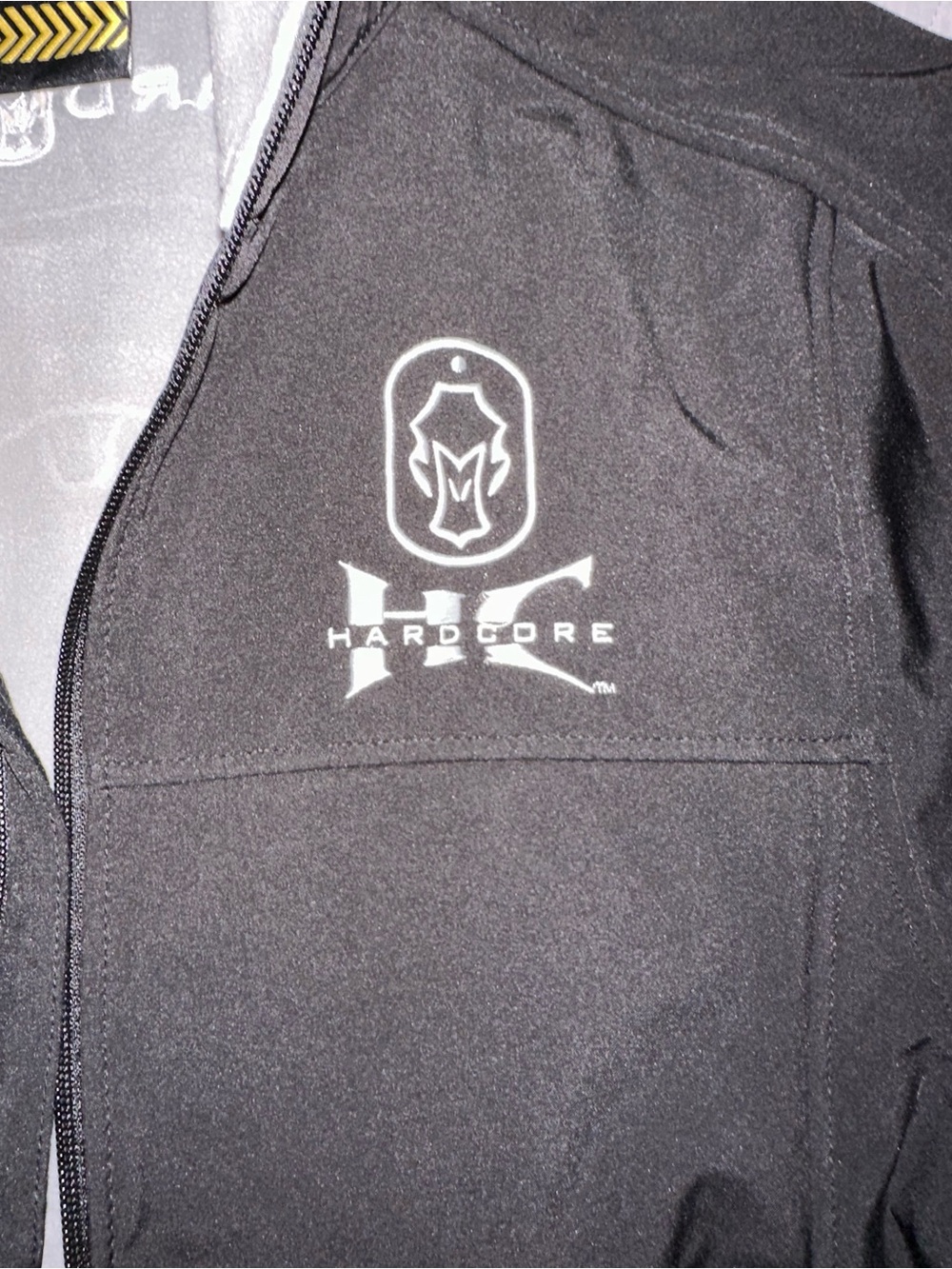 Men's Black Performance Softshell Jacket - Picture 4 of 5